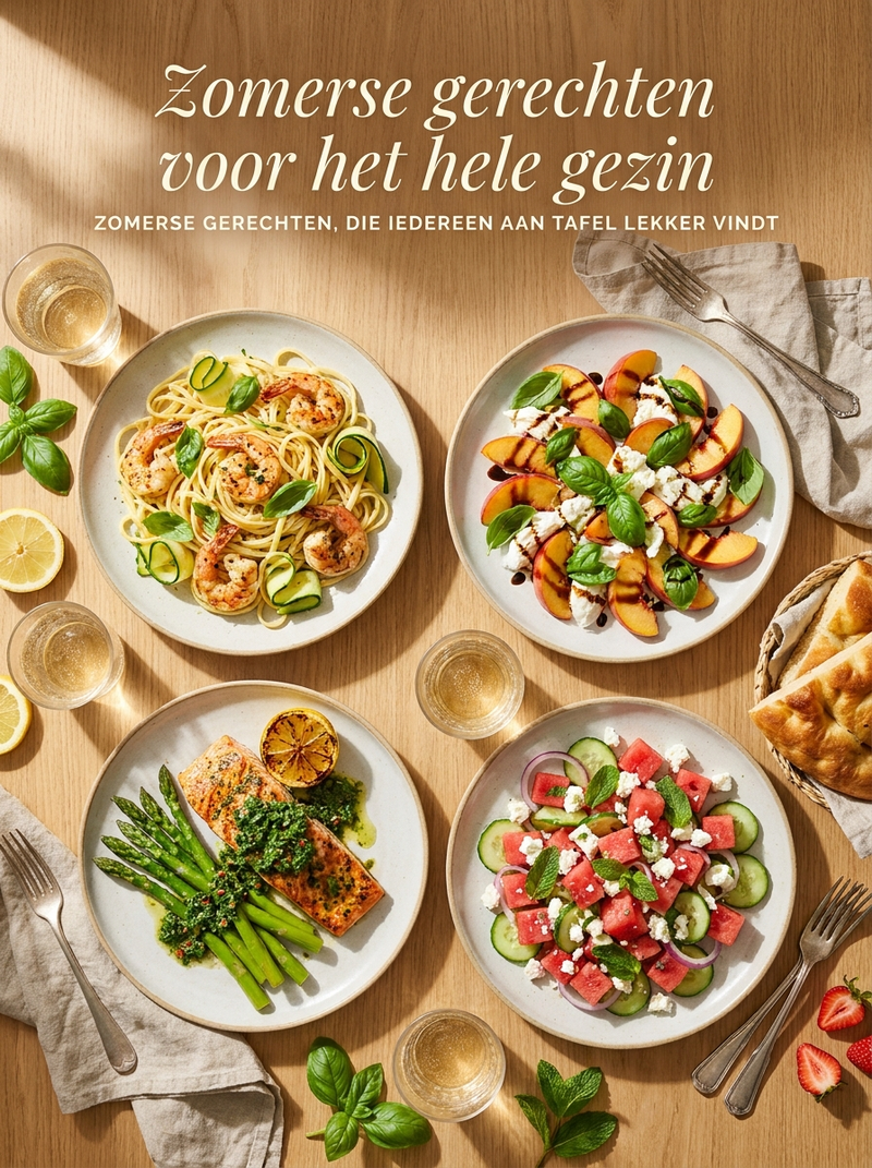 Zomerse gerechten voor het hele gezin